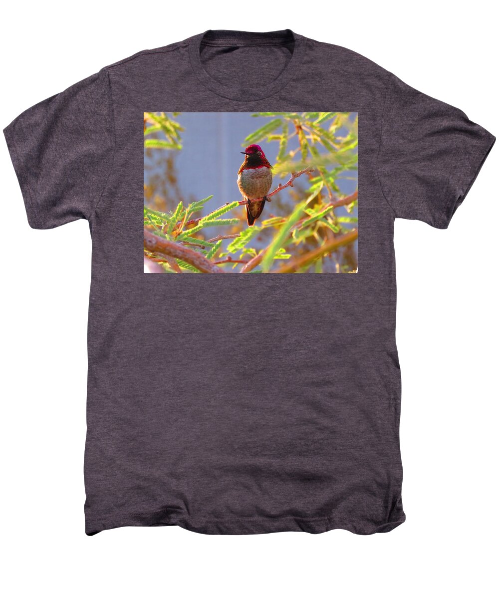  Arizona Men's Premium T-Shirt featuring the photograph Little Jewel with Wings Third Version by Judy Kennedy