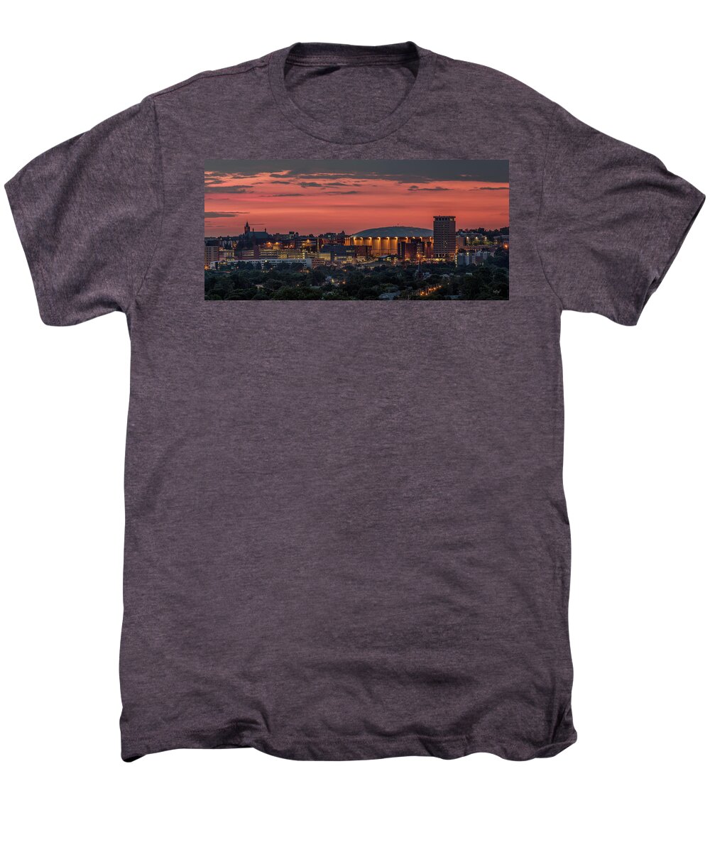 Carrier Dome Men's Premium T-Shirt featuring the photograph Orange Nation by Everet Regal