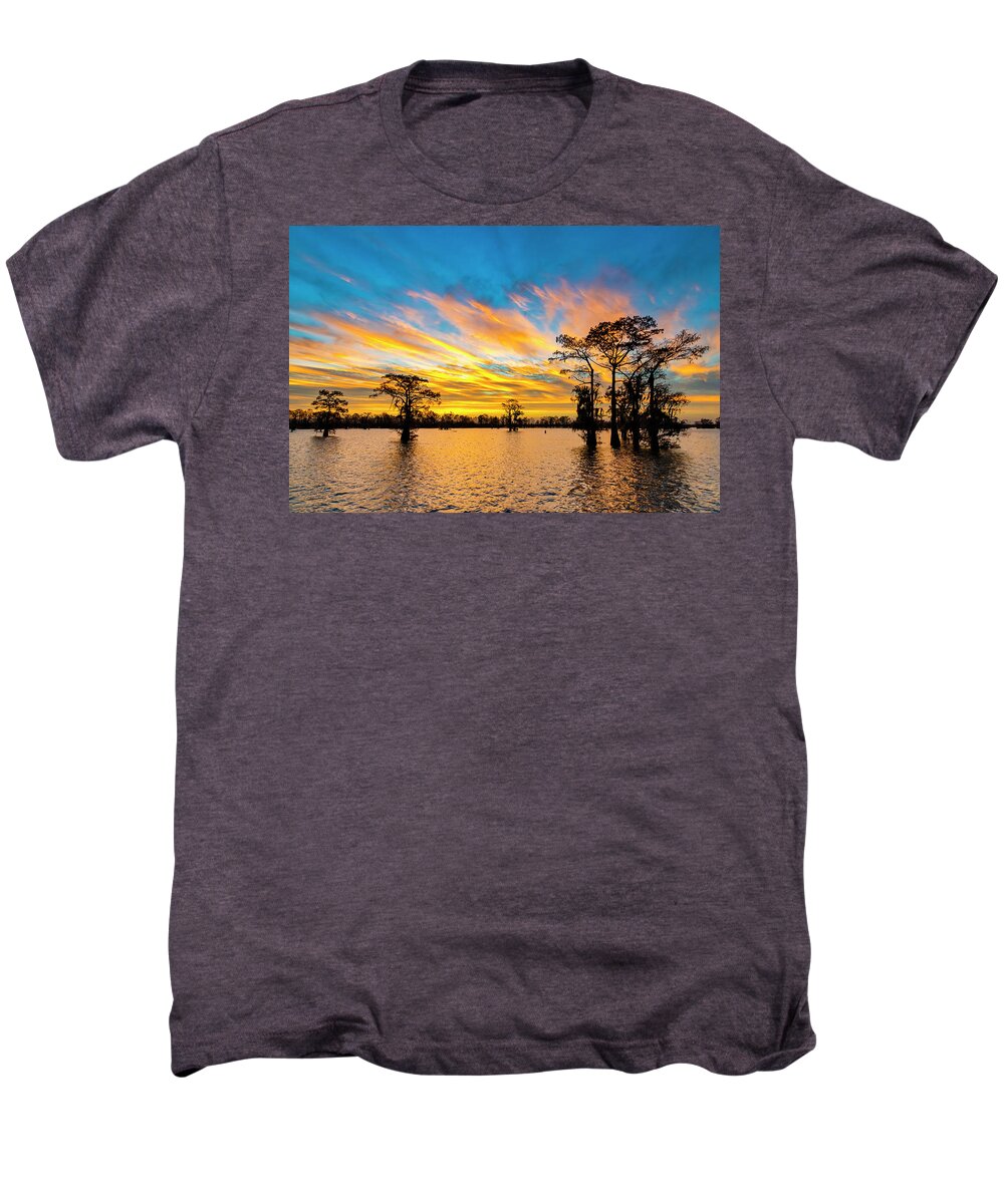 Atchafalaya Men's Premium T-Shirt featuring the photograph New Year Rising by Andy Crawford