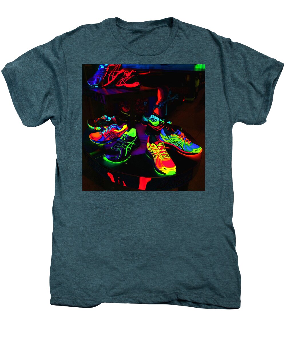 Still Life Men's Premium T-Shirt featuring the photograph All God's Children Got Shoes by Robert McCubbin