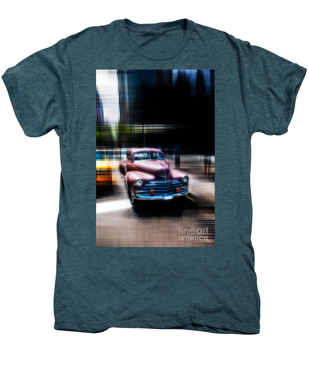 Nyc Men's Premium T-Shirt featuring the photograph attracting curves III2 by Hannes Cmarits