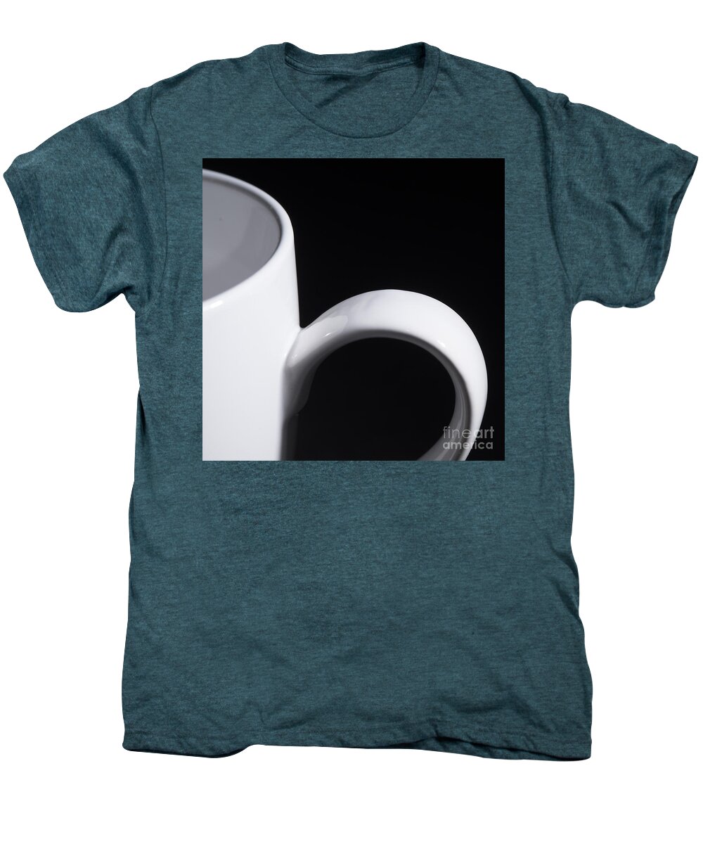 Coffee Men's Premium T-Shirt featuring the photograph Coffee Cup by Art Whitton