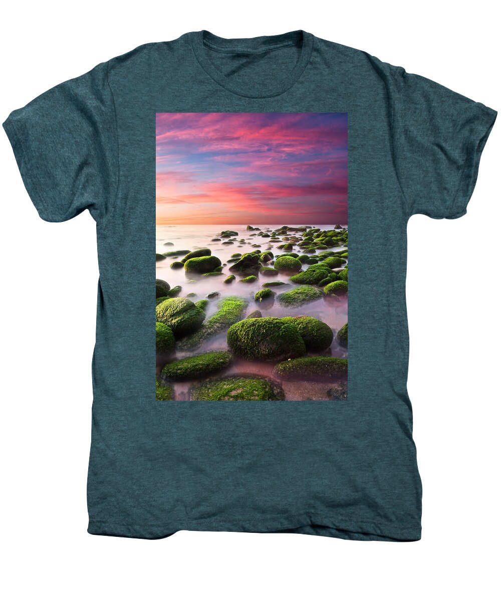 Beach Men's Premium T-Shirt featuring the photograph Color Harmony by Jorge Maia