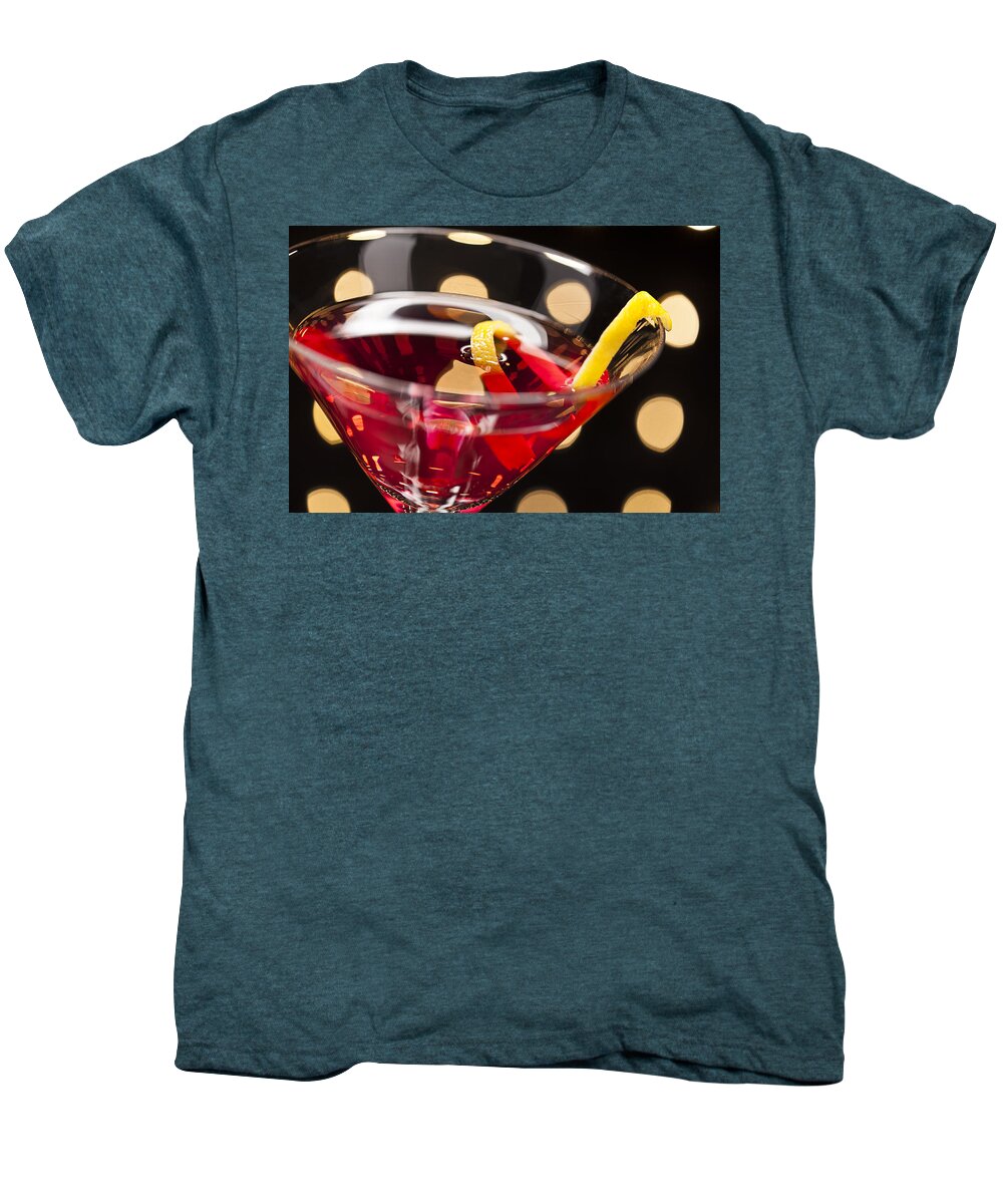 Bar Men's Premium T-Shirt featuring the photograph Cosmopolitan On The Dance Floor by U Schade