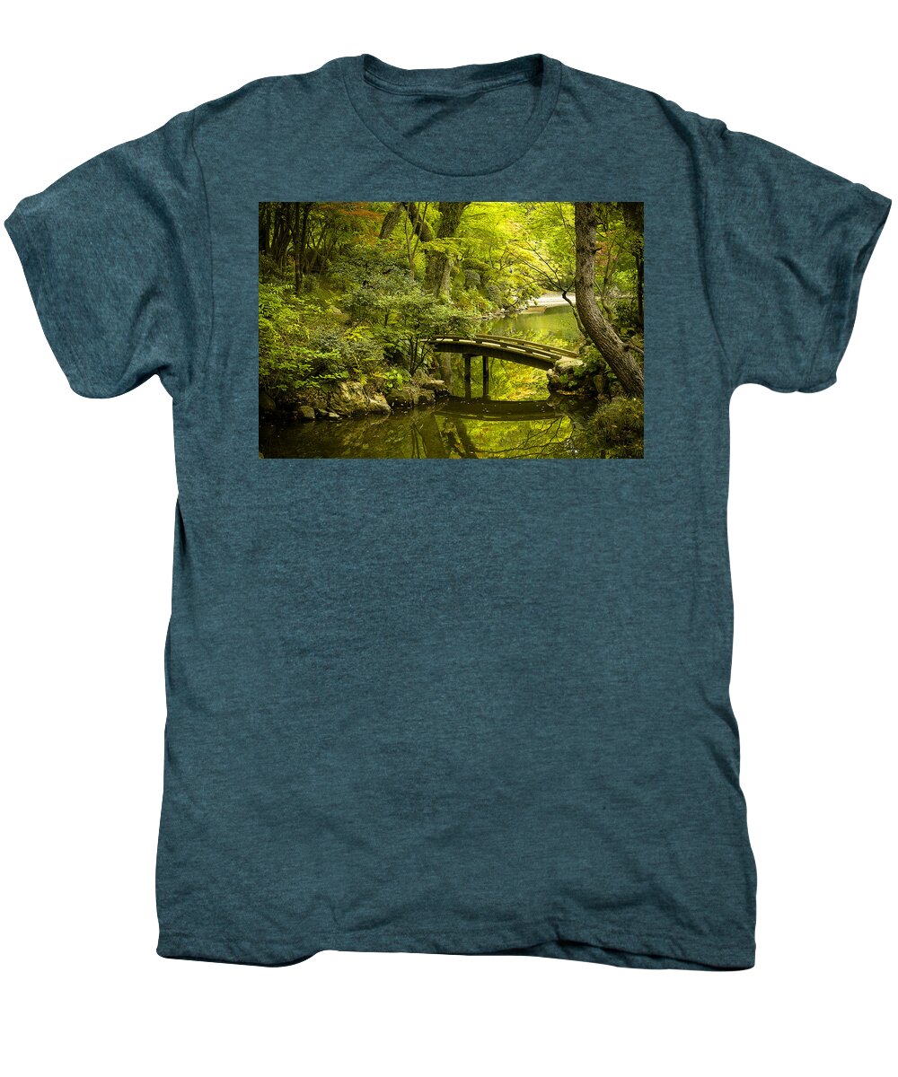Japan Men's Premium T-Shirt featuring the photograph Dreamy Japanese Garden by Sebastian Musial