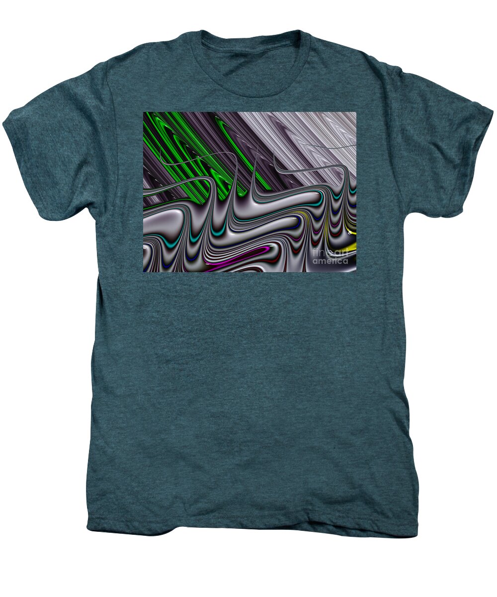 Art Men's Premium T-Shirt featuring the digital art Flash by Vix Edwards