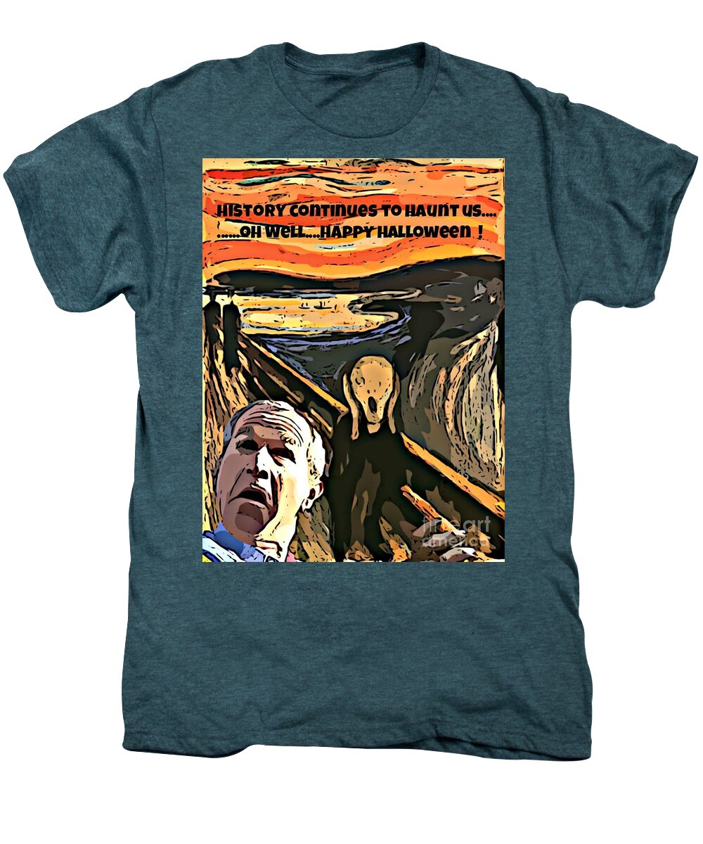 Halloween Cards Men's Premium T-Shirt featuring the photograph Ghosts of the Past by John Malone