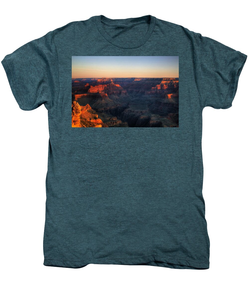 Grand Canyon Men's Premium T-Shirt featuring the photograph Good Morning by Dave Files