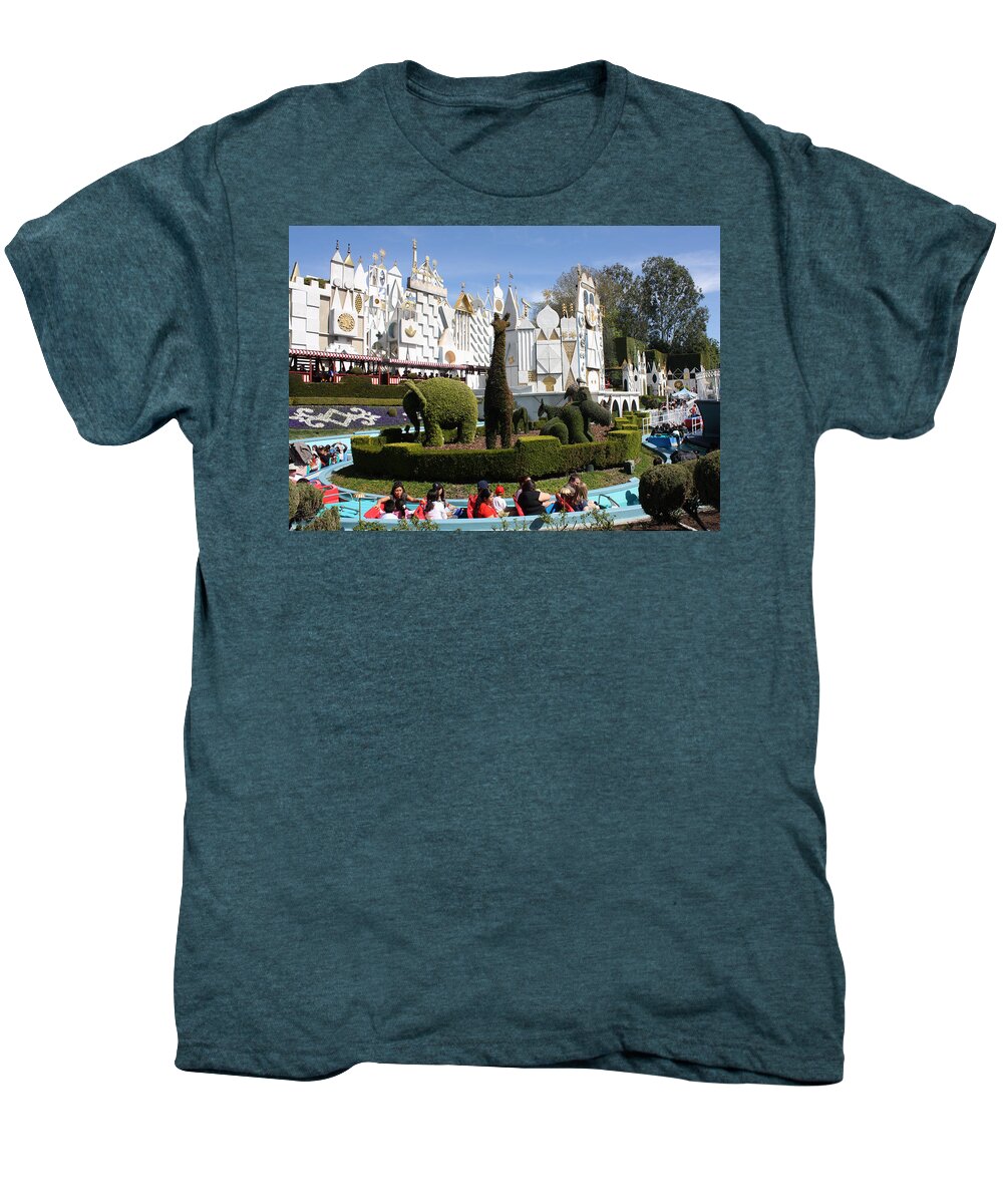 California Men's Premium T-Shirt featuring the photograph It's A Small World by David Nicholls