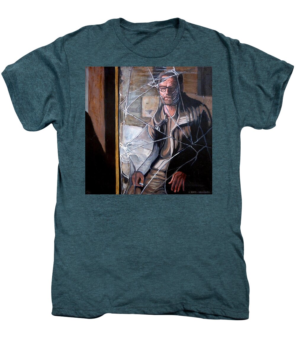 Breaking Bad Artwork Men's Premium T-Shirt featuring the painting Lost by Tom Roderick