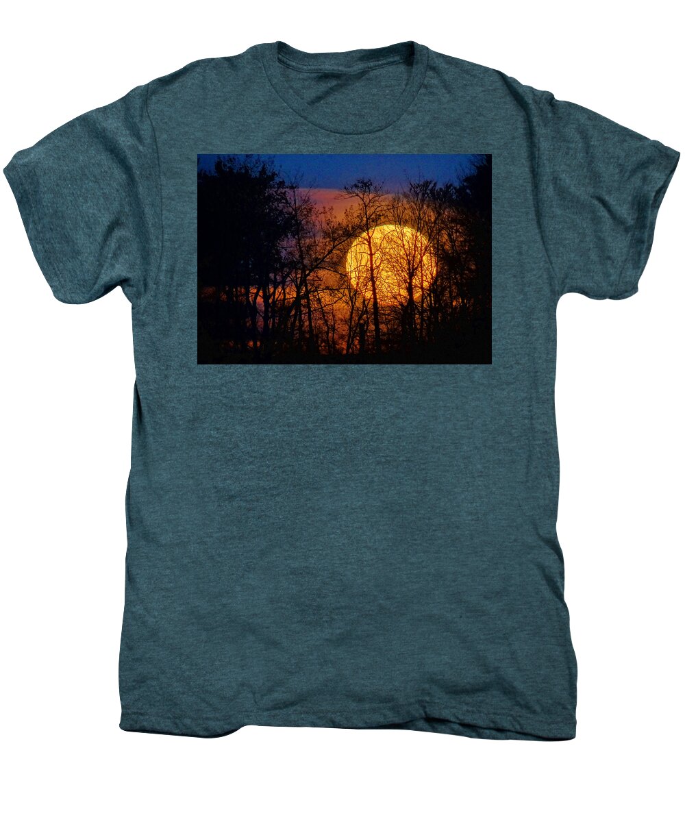Moon Men's Premium T-Shirt featuring the photograph Luminescence by Bill Pevlor