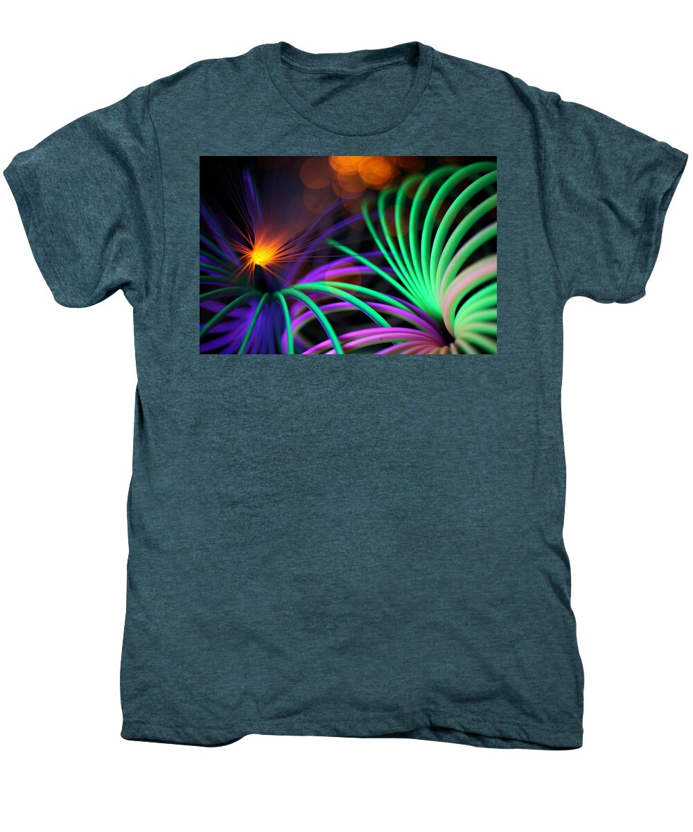 Abstract Men's Premium T-Shirt featuring the photograph Mystify by Dazzle Zazz