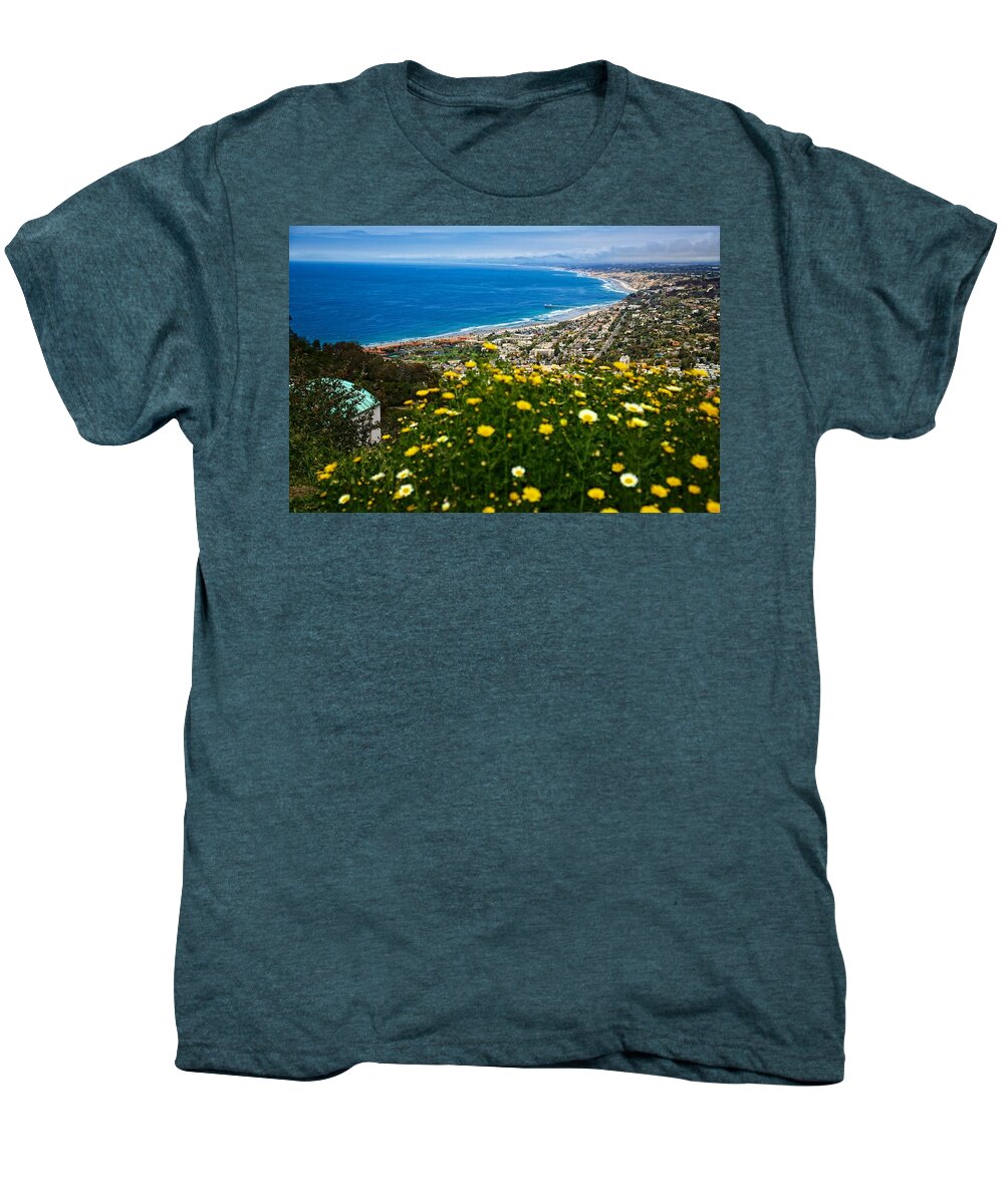 Soledad Men's Premium T-Shirt featuring the photograph Pacific View by Dave Files