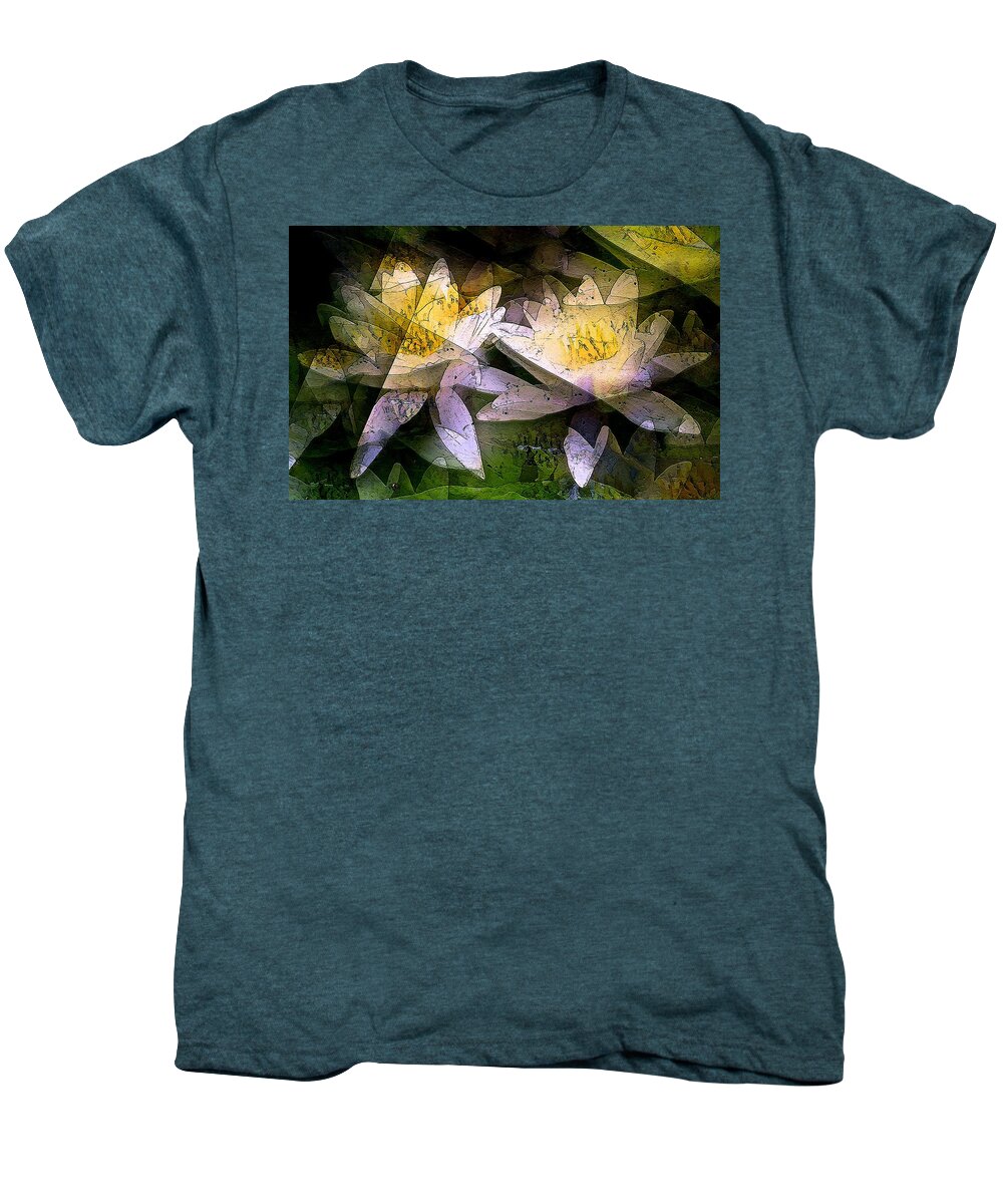 Floral Men's Premium T-Shirt featuring the photograph Pond Lily 24 by Pamela Cooper