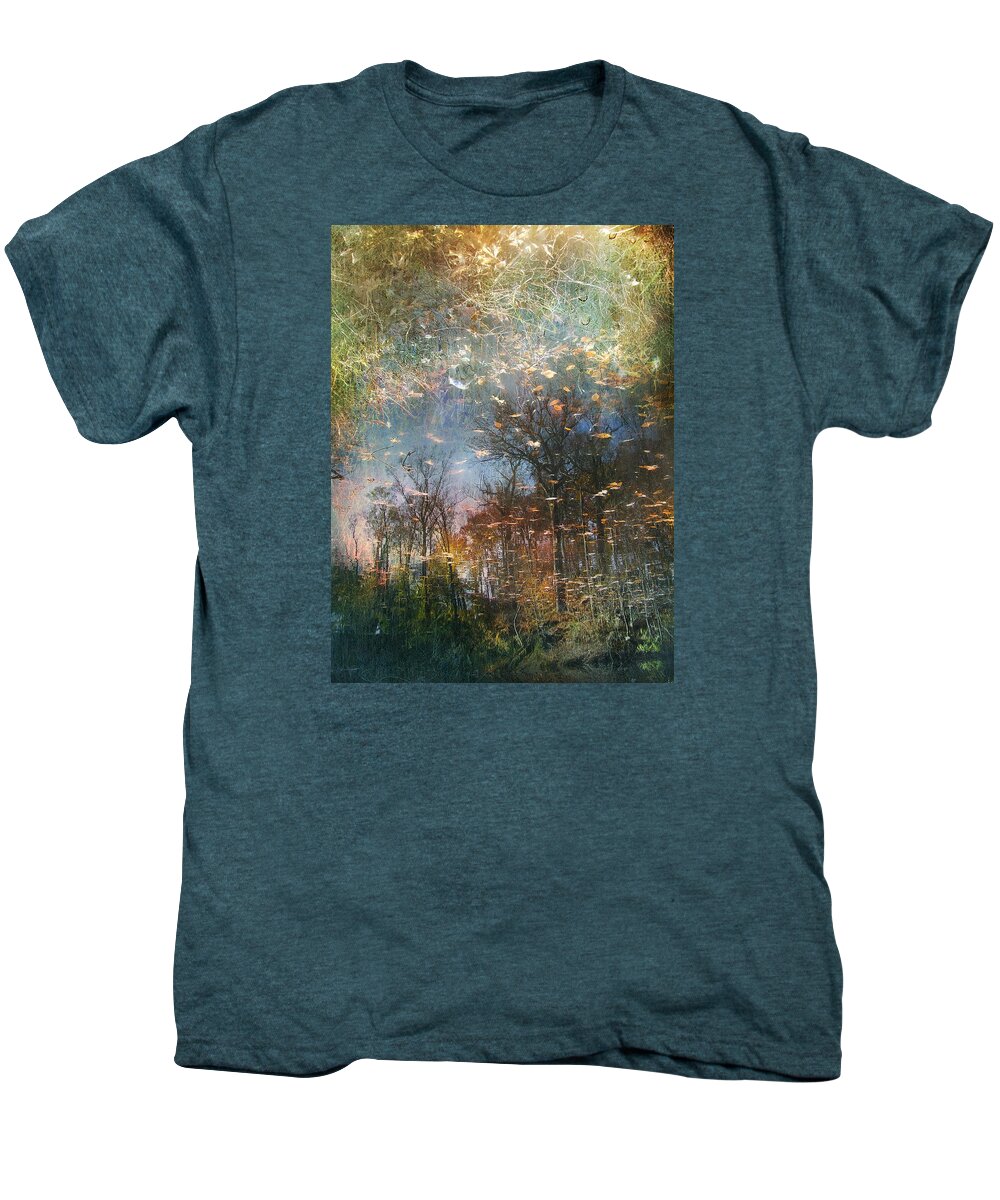 Reflection Men's Premium T-Shirt featuring the photograph Reflective Waters by John Rivera
