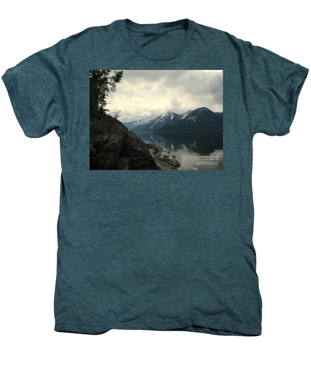 Kootenay Men's Premium T-Shirt featuring the photograph Selkirks in the Spring by Leone Lund