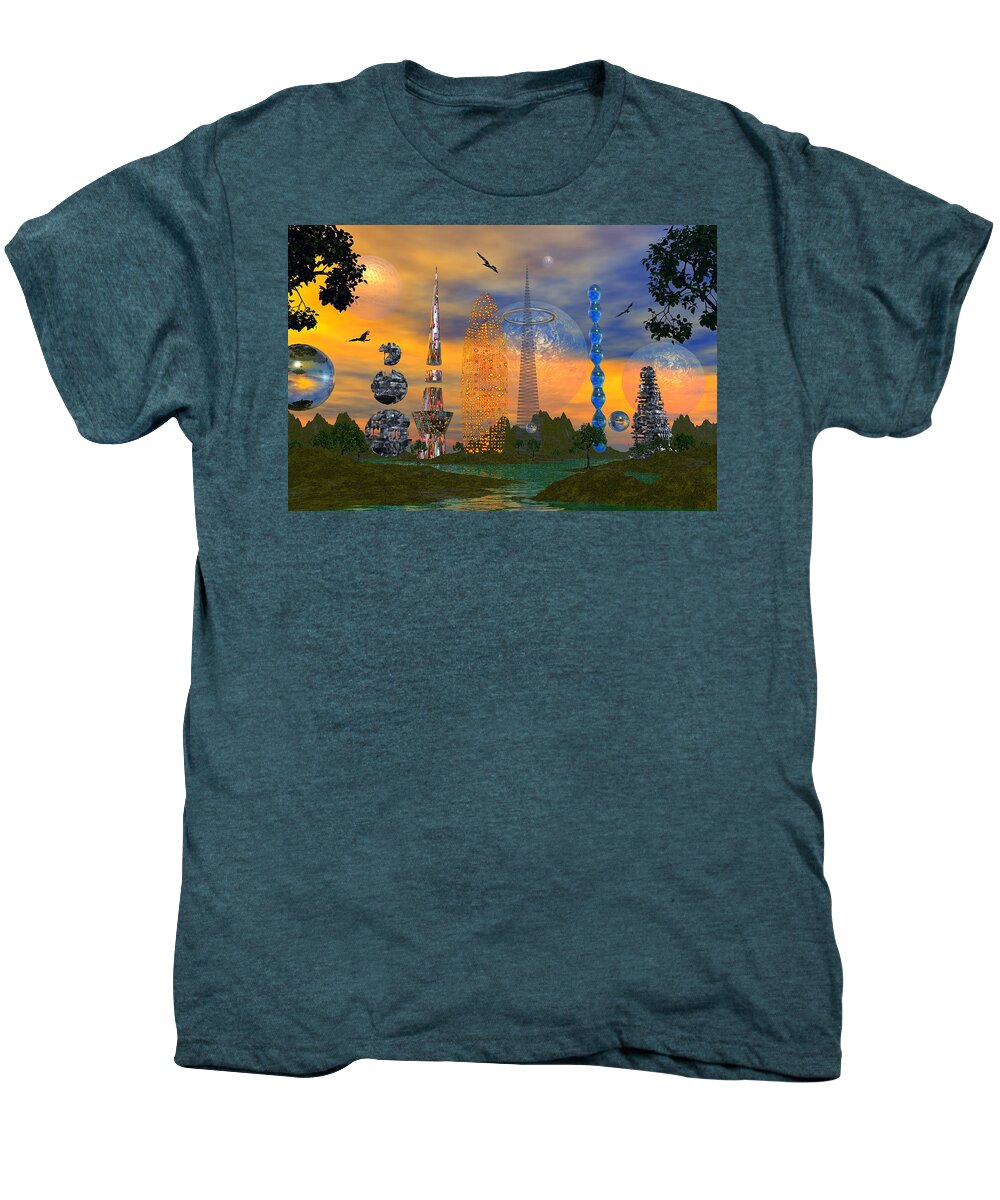 Landscape Men's Premium T-Shirt featuring the photograph The Sploon Of Splurn by Mark Blauhoefer