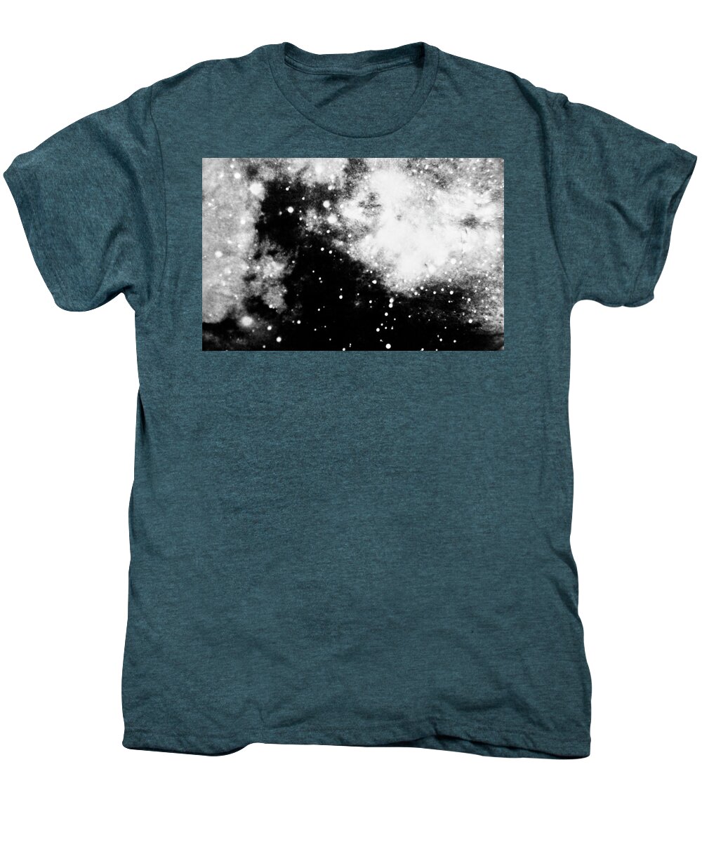 Art Men's Premium T-Shirt featuring the photograph Stars And Cloud-like Forms In A Night Sky by Duane Michals