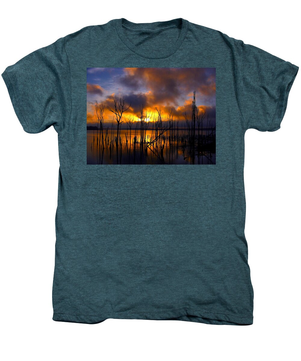 Sunrise Men's Premium T-Shirt featuring the photograph Sunrise by Raymond Salani III