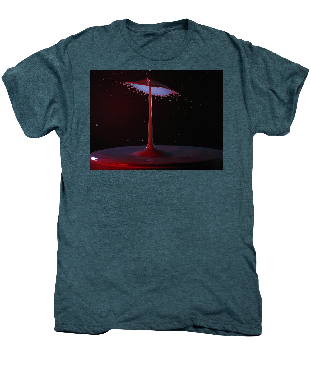 Water Drops Men's Premium T-Shirt featuring the photograph The Lamp by Kevin Desrosiers