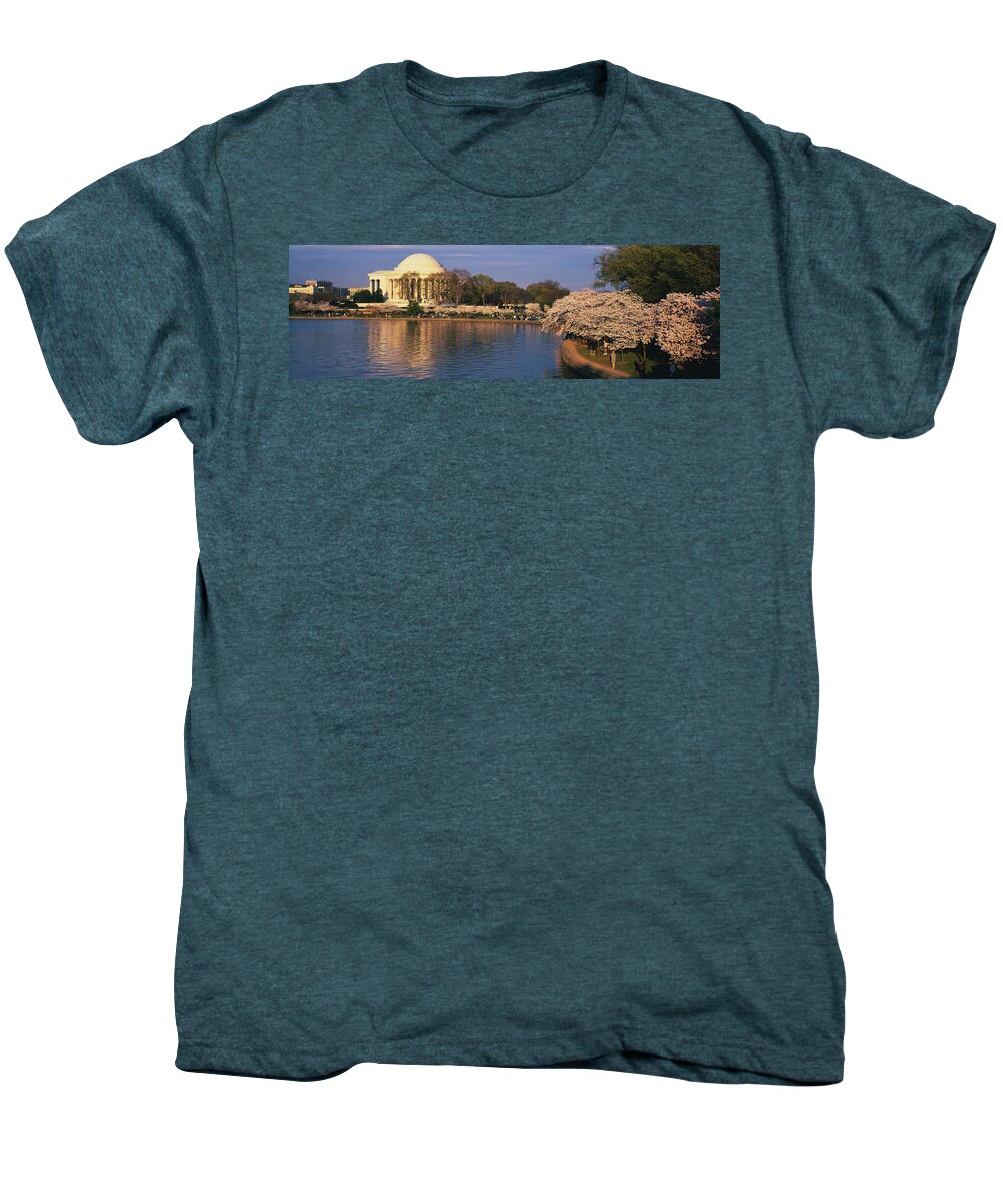 Photography Men's Premium T-Shirt featuring the photograph Tidal Basin Washington Dc by Panoramic Images