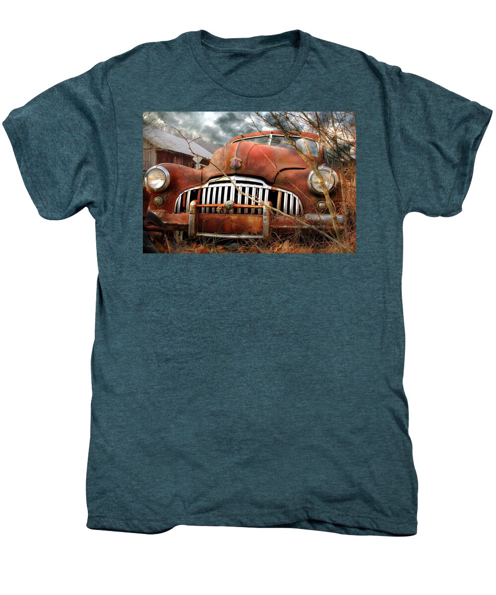 Rustic Men's Premium T-Shirt featuring the photograph Toothless by Lori Deiter