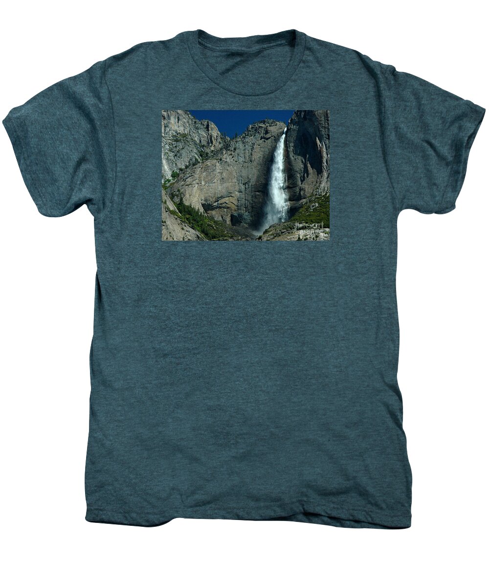 Yosemitefalls Men's Premium T-Shirt featuring the photograph Yosemite Falls by Nick Boren