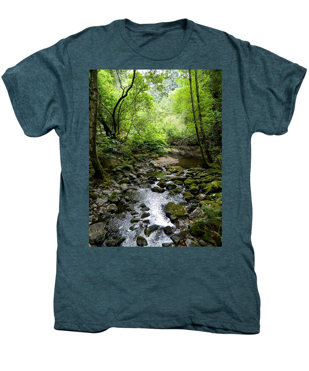 Landscape Men's Premium T-Shirt featuring the photograph Spring Creek III #1 by Kathleen Grace