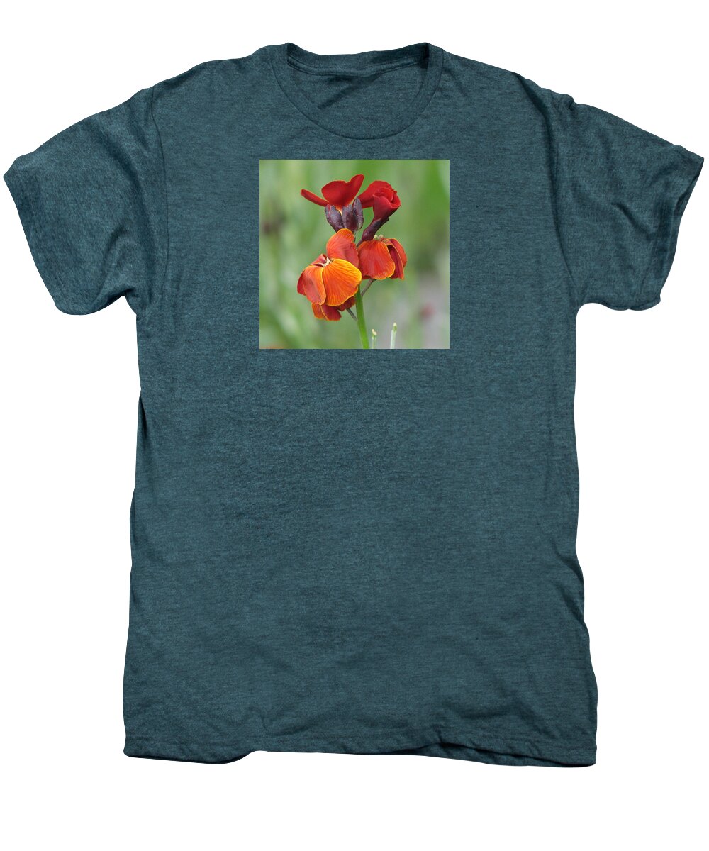 Botanical Men's Premium T-Shirt featuring the photograph Smooth and Silky by Chris Anderson