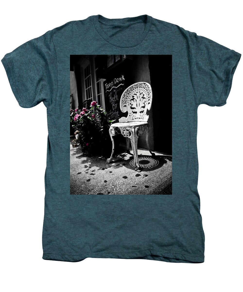 Charleston Men's Premium T-Shirt featuring the photograph Today's Drink by Jessica Brawley