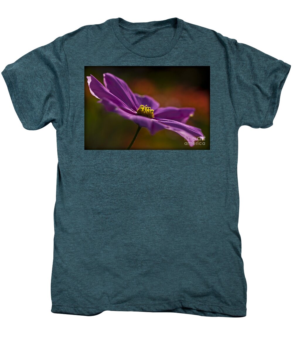 Cosmos Men's Premium T-Shirt featuring the photograph Turn your face to the sun by Clare Bambers