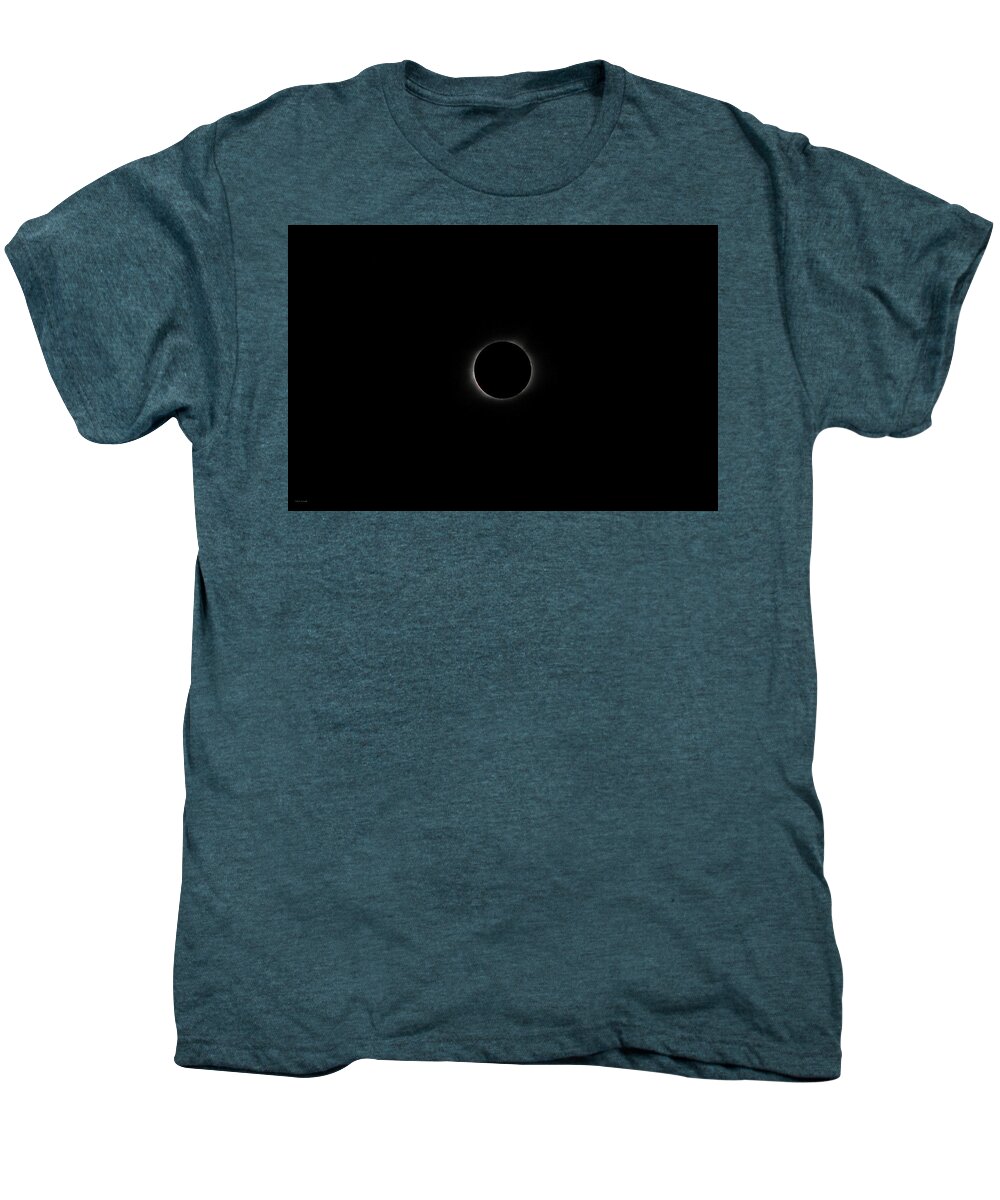 Moon Men's Premium T-Shirt featuring the photograph Eclipse 2017 #1 by Ross Henton