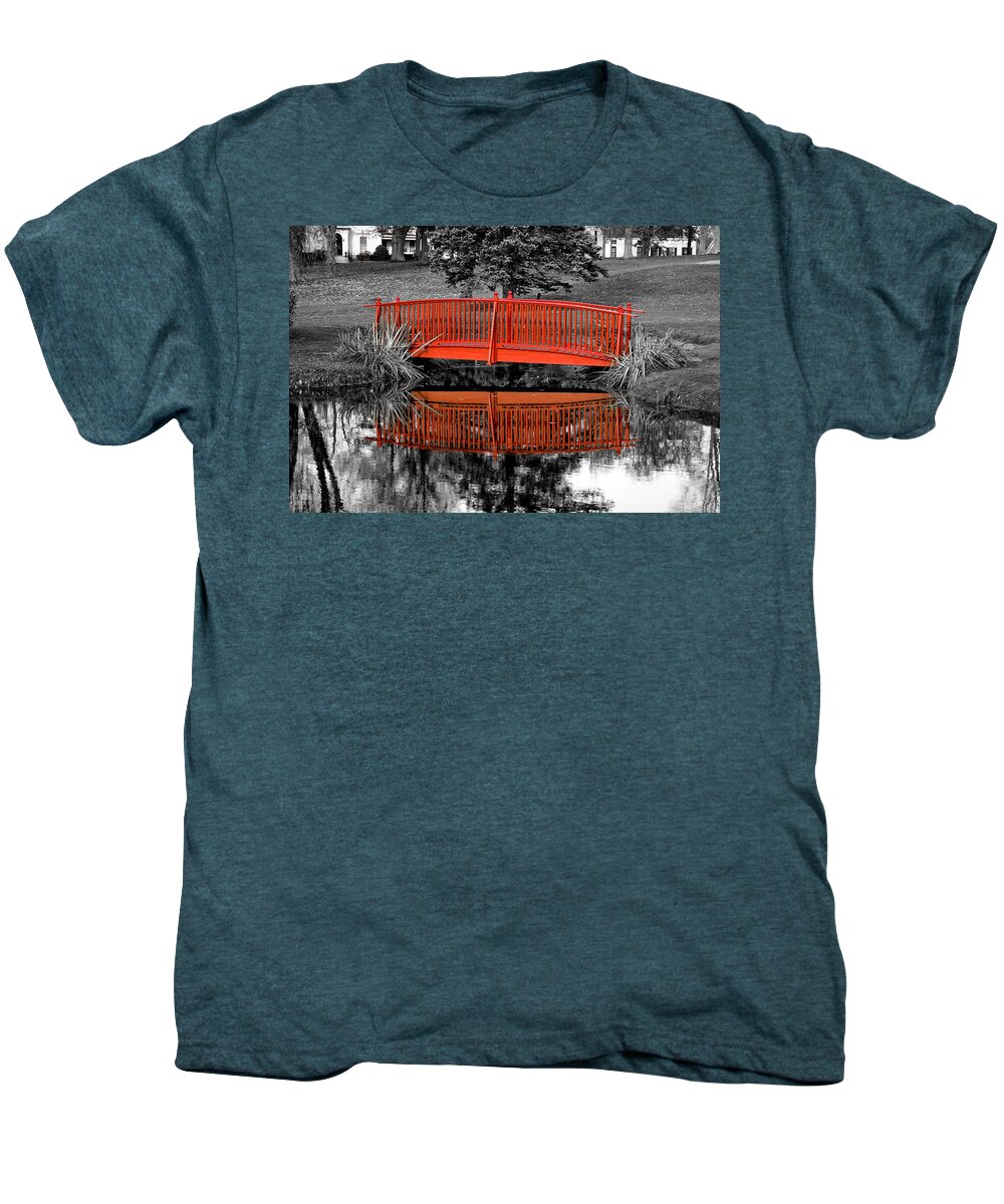 Art Men's Premium T-Shirt featuring the photograph Bridge the Gap by Greg Fortier