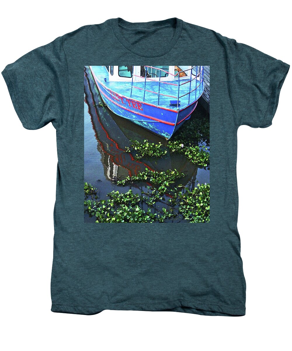 Swamp Men's Premium T-Shirt featuring the photograph Cap'n Tee Henderson Swamp by Lizi Beard-Ward