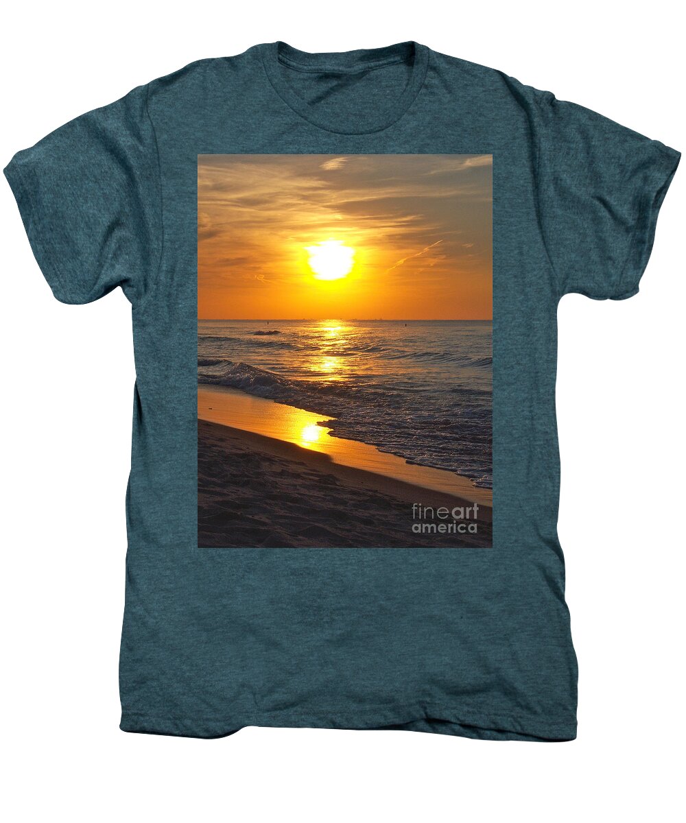 Sunset Men's Premium T-Shirt featuring the photograph Day is Done by Pamela Clements