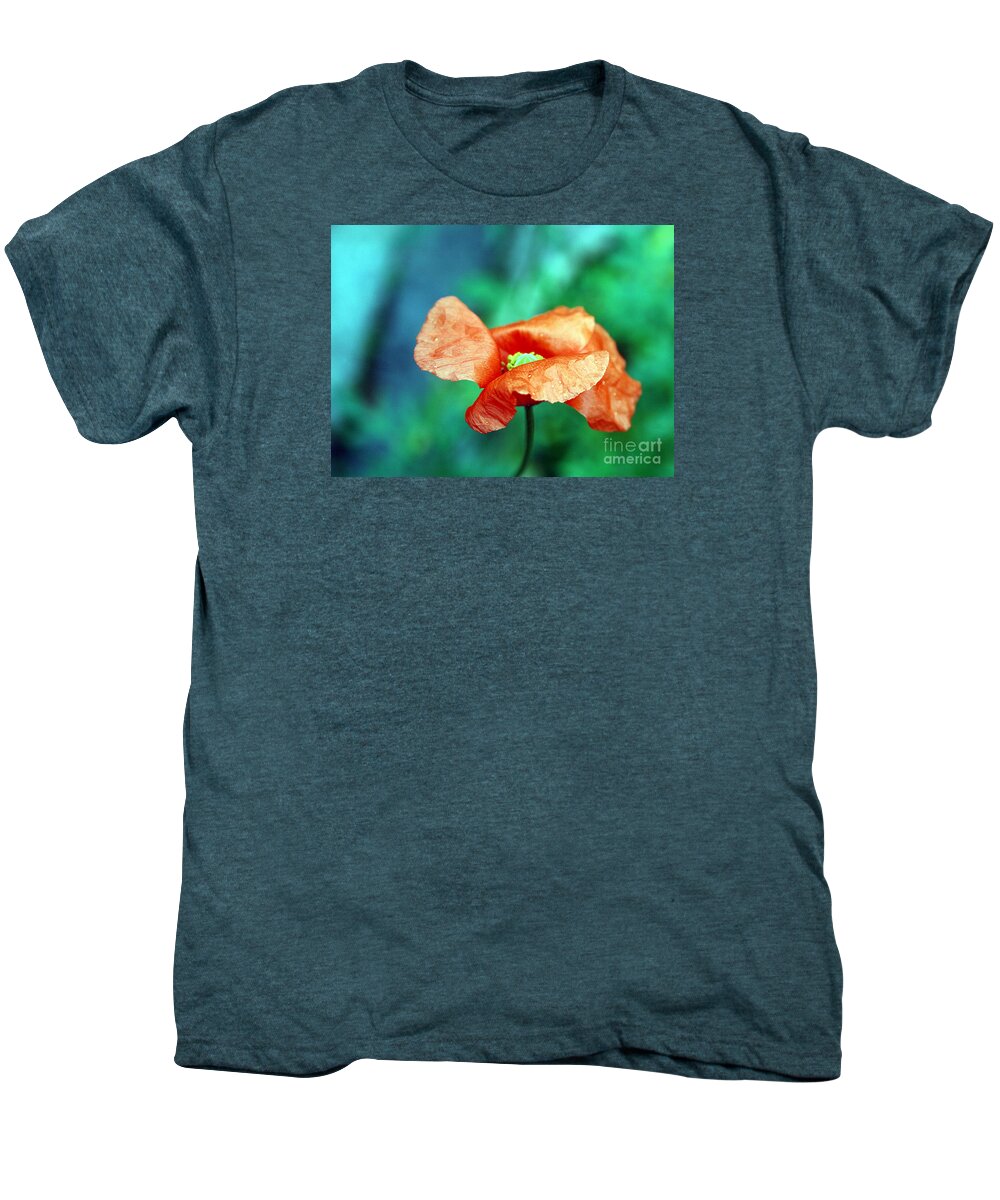 Poppy Men's Premium T-Shirt featuring the photograph Face of love by Vix Edwards