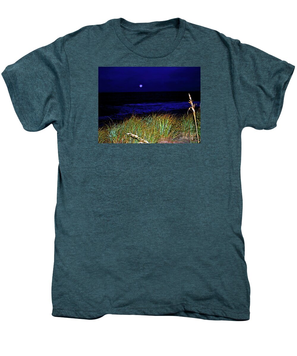 Fine Art Photography Men's Premium T-Shirt featuring the photograph Ghost Moon by Patricia Griffin Brett