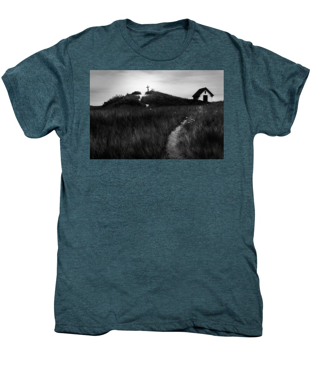 Cape Cod Men's Premium T-Shirt featuring the photograph Guiding Light by Bill Wakeley