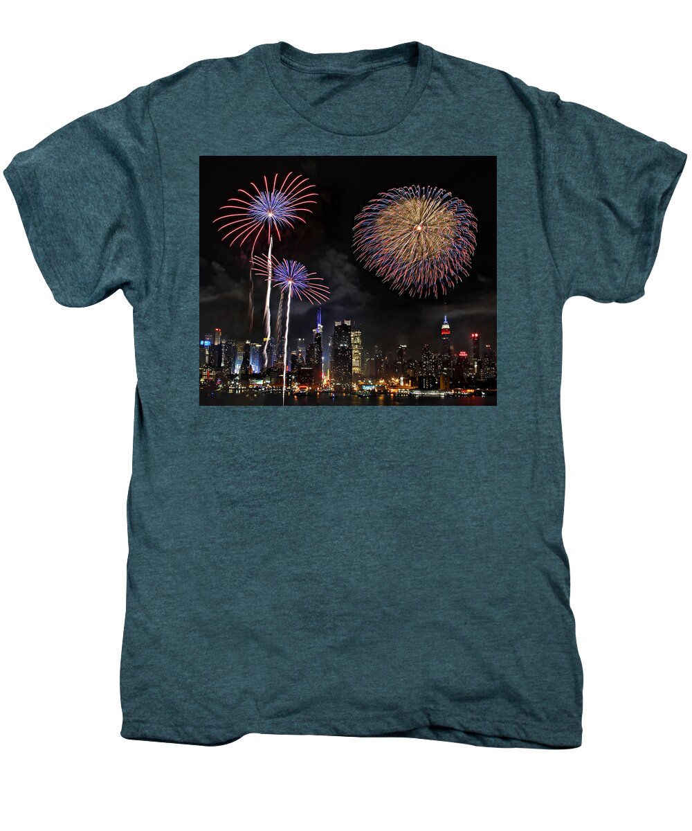 Independence Day Men's Premium T-Shirt featuring the photograph Independence Day by Roman Kurywczak