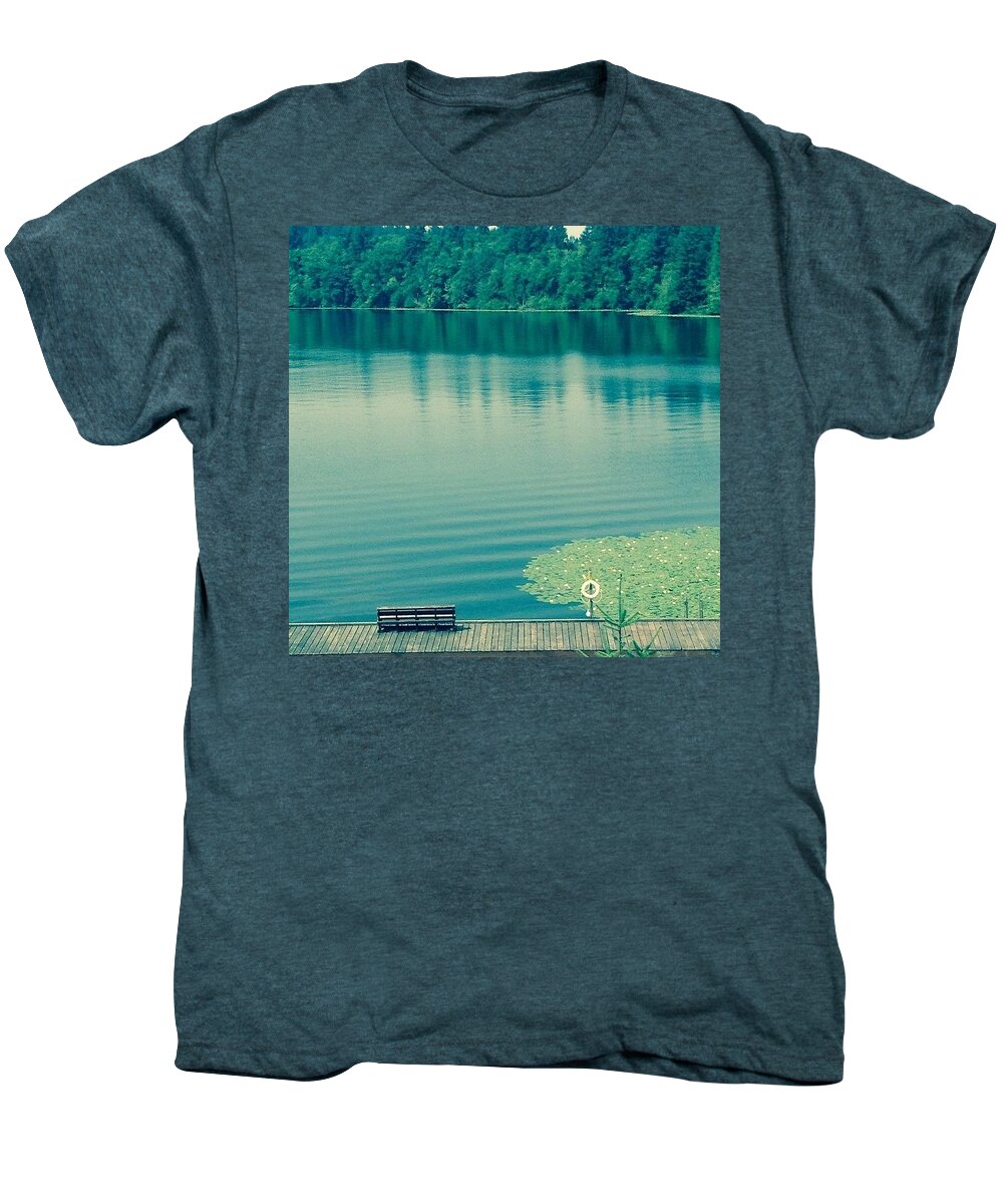Lake Men's Premium T-Shirt featuring the photograph Lake by Andrew Redford
