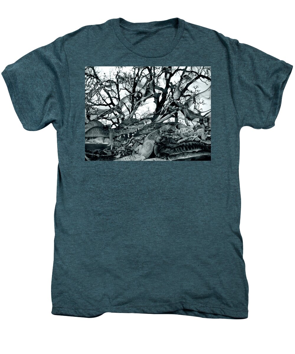 Adria Trail Men's Premium T-Shirt featuring the photograph Lizard Lair by Adria Trail