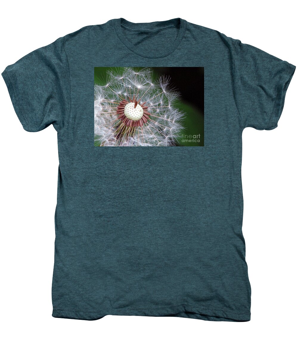 Dandelion Men's Premium T-Shirt featuring the photograph Make a Wish by Chris Anderson