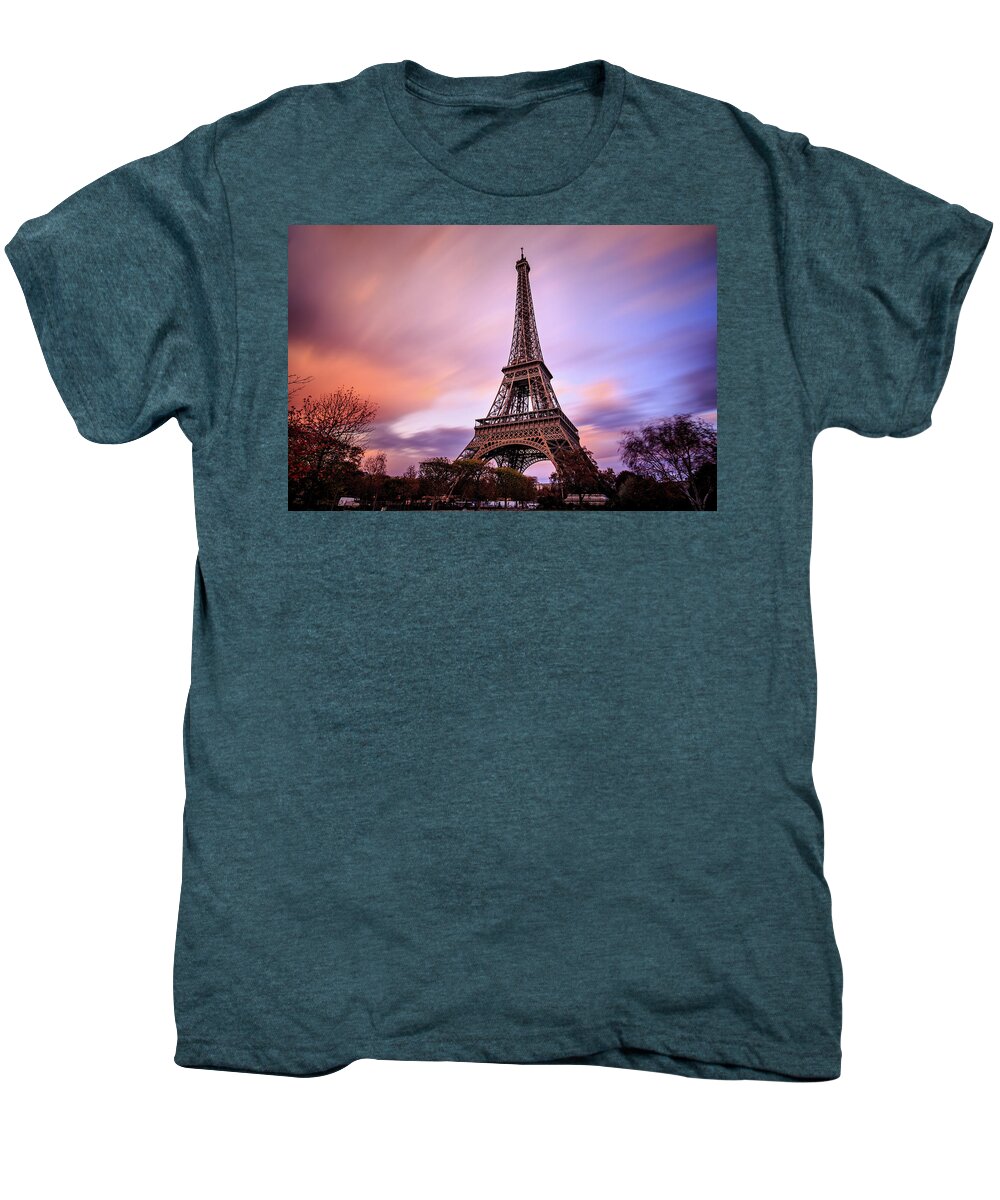 Paris Men's Premium T-Shirt featuring the photograph Paris Pastels by Jennifer Casey