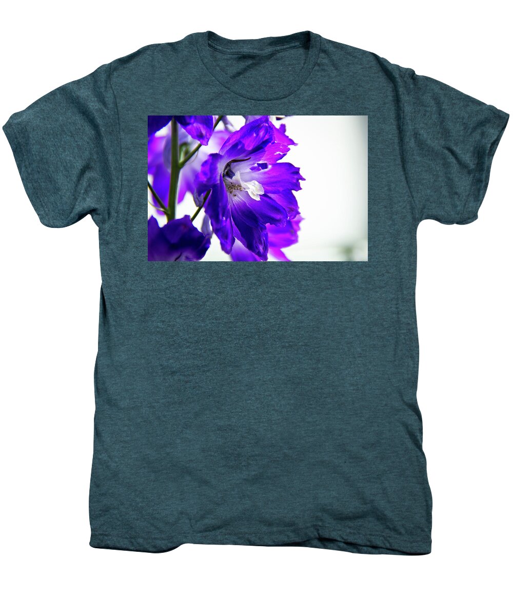 Longwood Gardens Men's Premium T-Shirt featuring the photograph Purpled by David Sutton