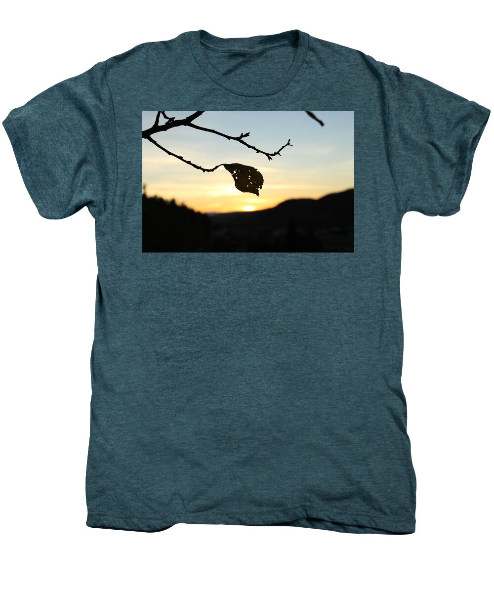 Sunset Men's Premium T-Shirt featuring the photograph Sunset by Alena Madosova