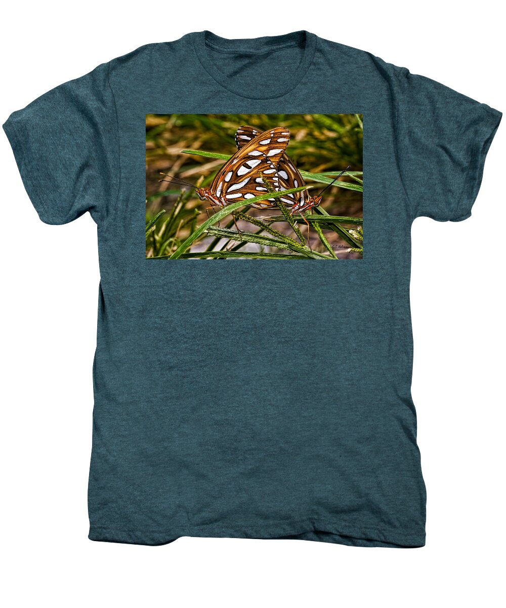 Photograph Men's Premium T-Shirt featuring the photograph Two To Tango by Christopher Holmes