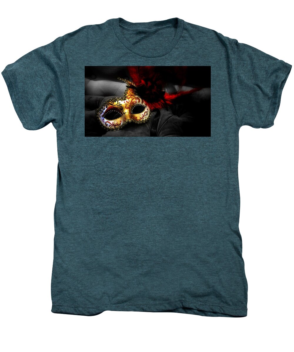 Mask Men's Premium T-Shirt featuring the photograph Unmasked by Nathan Little