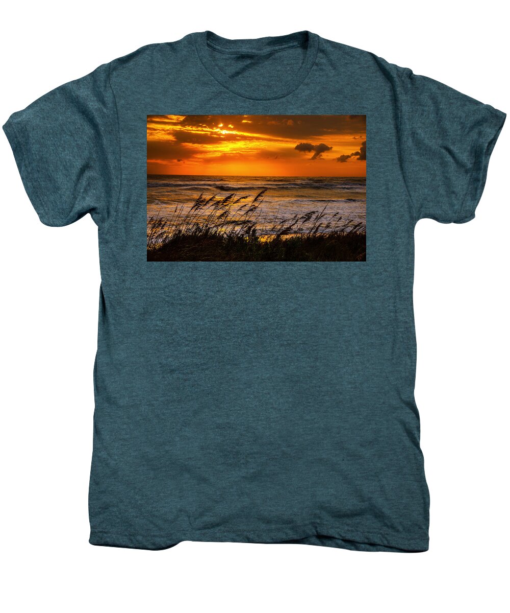 Windswept Prints Men's Premium T-Shirt featuring the photograph Windswept by John Harding