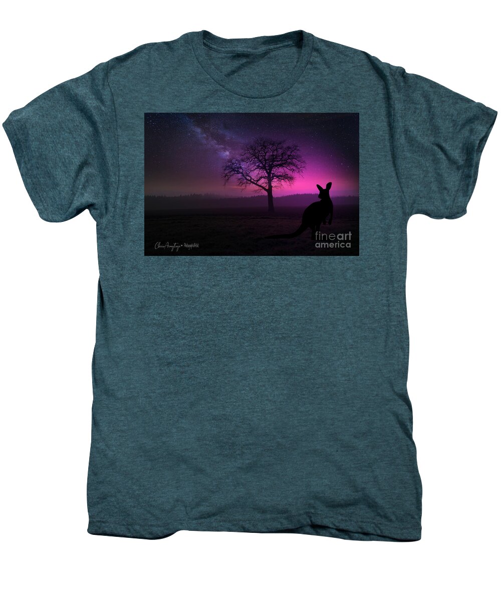 Dawn Men's Premium T-Shirt featuring the digital art Dawn by Chris Armytage