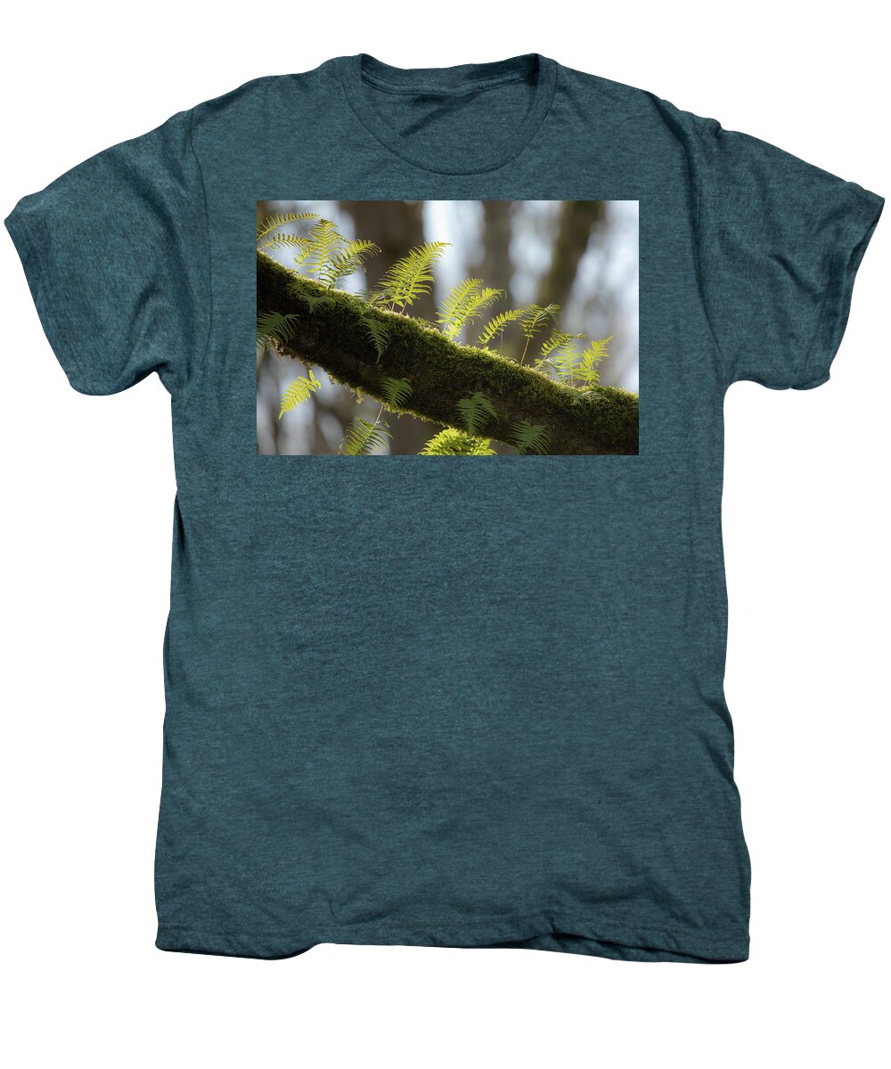 Nature Men's Premium T-Shirt featuring the photograph Out on a LImb by Bob Cournoyer